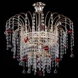 Люстра Агата Венеция №3 красная в Самаре