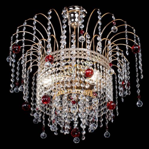 Люстра Агата Венеция №3 красная в Самаре Гусь Хрустальный