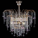 Люстра Агата Венеция №3 розовая в Самаре