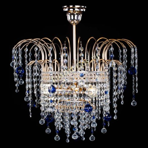 Люстра Агата Венеция №3 синяя в Самаре Гусь Хрустальный