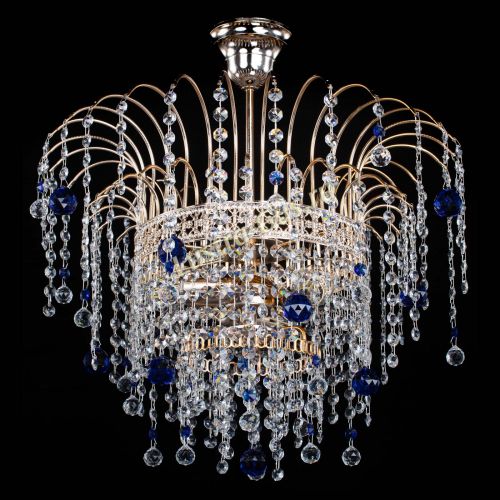 Люстра Агата Венеция №3 синяя в Самаре Гусь Хрустальный