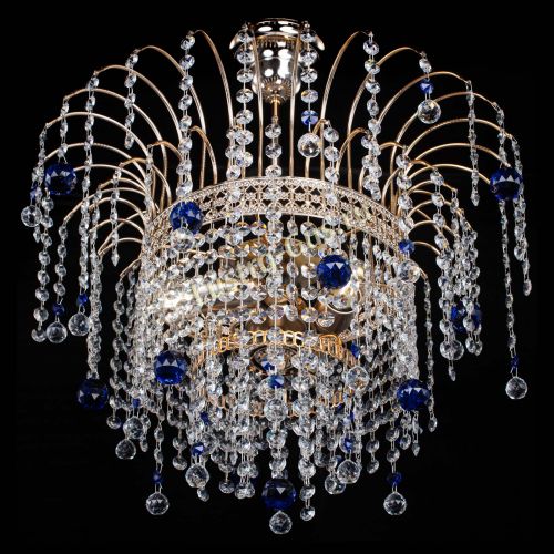 Люстра Агата Венеция №3 синяя в Самаре Гусь Хрустальный