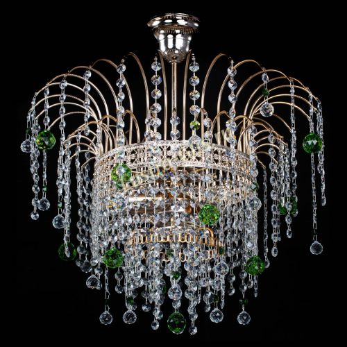 Люстра Агата Венеция №3 зеленая в Самаре Гусь Хрустальный