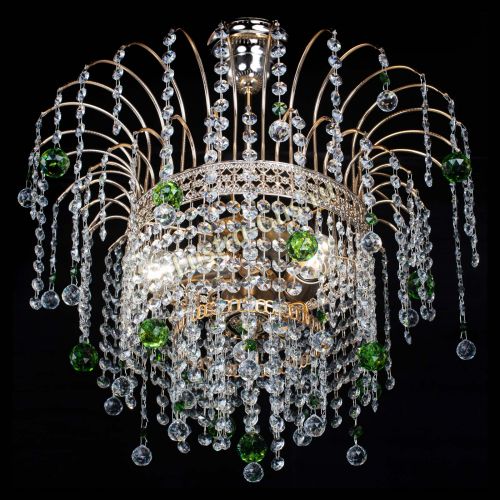 Люстра Агата Венеция №3 зеленая в Самаре Гусь Хрустальный