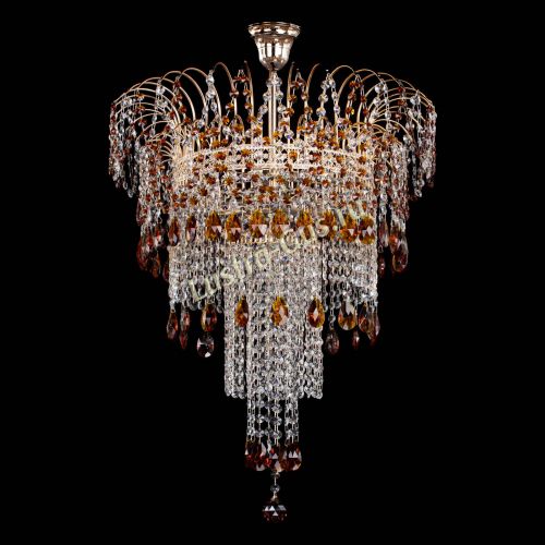 Люстра Агата Венеция №4 длинная Чайная в Самаре Гусь Хрустальный