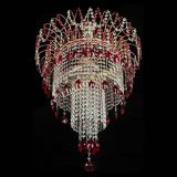 Люстра Агата Венеция №4 длинная Красная в Самаре