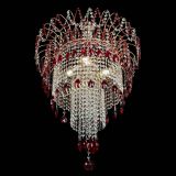 Люстра Агата Венеция №4 длинная Красная в Самаре