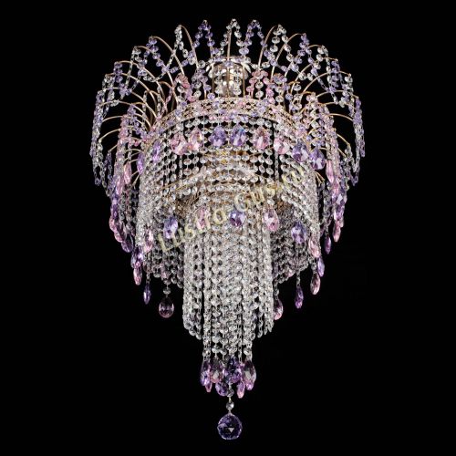 Люстра Агата Венеция №4 длинная Разноцветная в Самаре Гусь Хрустальный