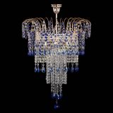 Люстра Агата Венеция №4 длинная Синяя в Самаре