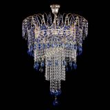 Люстра Агата Венеция №4 длинная Синяя в Самаре