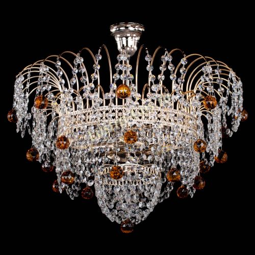 Люстра Агата Венеция №4 шар чайная в Самаре Гусь Хрустальный