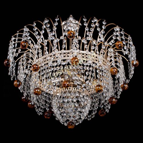 Люстра Агата Венеция №4 шар чайная в Самаре Гусь Хрустальный