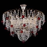 Люстра Агата Венеция №4 шар красная в Самаре