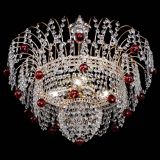 Люстра Агата Венеция №4 шар красная в Самаре