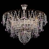 Люстра Агата Венеция №4 шар розовая в Самаре