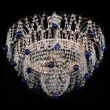 Люстра Агата Венеция №4 шар синяя в Самаре