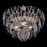 Люстра Агата Венеция №4 шар синяя в Самаре