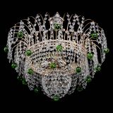 Люстра Агата Венеция №4 шар зеленая в Самаре