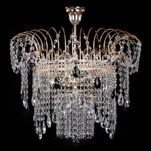 Люстра Агата Венеция №4 черная в Самаре Гусь Хрустальный