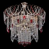 Люстра Агата Венеция №4 красная в Самаре