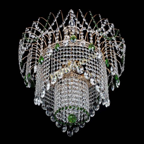 Люстра Агата Венеция №4 зеленая в Самаре Гусь Хрустальный