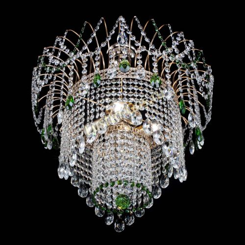 Люстра Агата Венеция №4 зеленая в Самаре Гусь Хрустальный