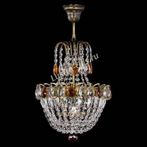 Люстра Астра №1 с подвесом под бронзу Чайная в Самаре Гусь Хрустальный