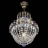 Люстра Астра №1 с подвесом под бронзу Фиолетоавя в Самаре
