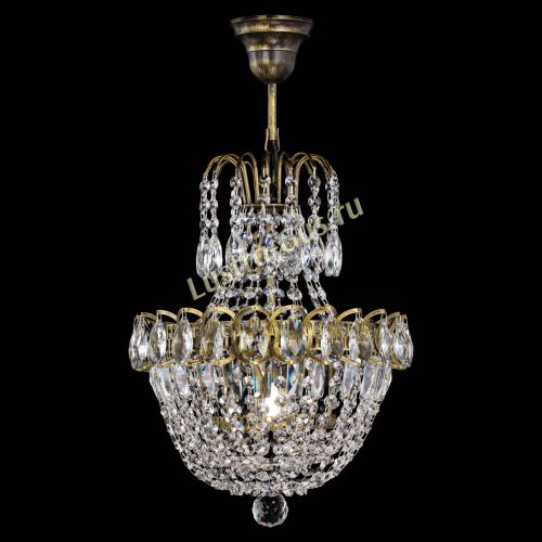 Люстра Астра №1 с подвесом под бронзу в Самаре Гусь Хрустальный