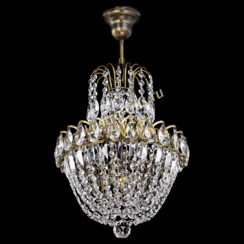 Люстра Астра №1 с подвесом под бронзу в Самаре Гусь Хрустальный