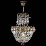 Люстра Астра №1 с подвесом под бронзу Розовая в Самаре