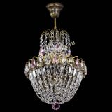 Люстра Астра №1 с подвесом под бронзу Розовая в Самаре