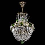 Люстра Астра №1 с подвесом под бронзу Зеленая в Самаре