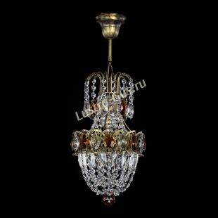  Люстра Астра №1 узкая чайная под бронзу
