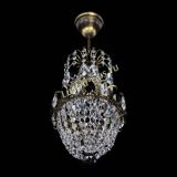 Люстра Астра №1 узкая черная под бронзу в Самаре