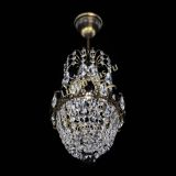 Люстра Астра №1 узкая черная под бронзу в Самаре