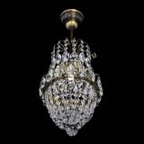 Люстра Астра №1 узкая с подвесом под бронзу в Самаре