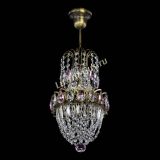 Люстра Астра №1 узкая розовая под бронзу в Самаре