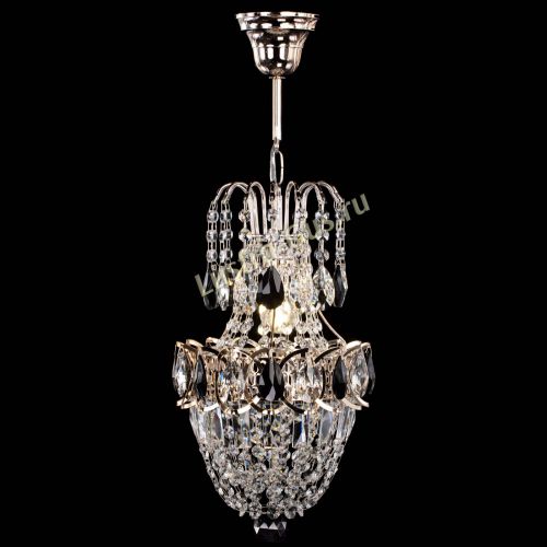 Люстра Астра №1 узкая черная в Самаре Гусь Хрустальный