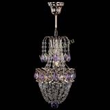 Люстра Астра №1 узкая фиолетовая в Самаре