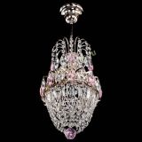 Люстра Астра №1 узкая розовая в Самаре