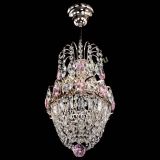 Люстра Астра №1 узкая розовая в Самаре