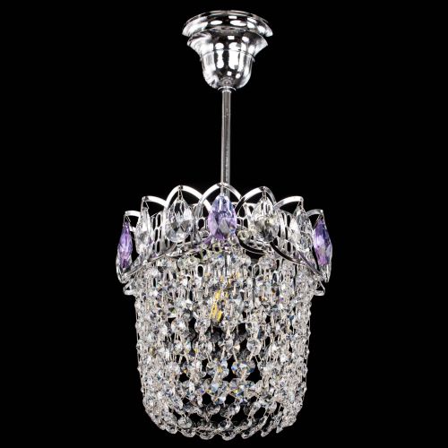 Люстра Астра ажур №1 фиолетовая в Самаре Гусь Хрустальный