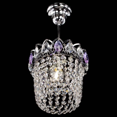 Люстра Астра ажур №1 фиолетовая в Самаре Гусь Хрустальный