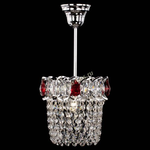 Люстра Астра ажур №1 красная в Самаре Гусь Хрустальный