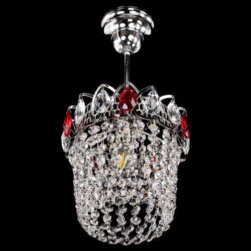 Люстра Астра ажур №1 красная в Самаре Гусь Хрустальный