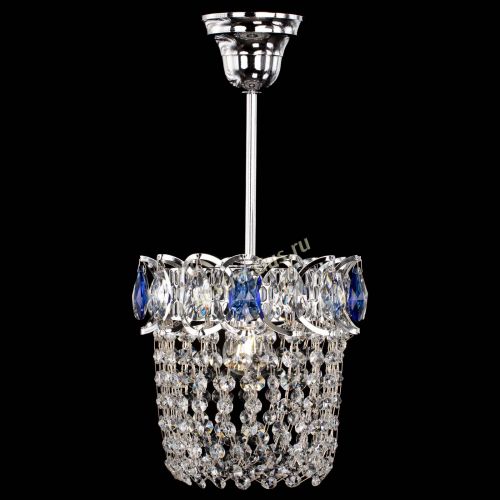 Люстра Астра ажур №1 синяя в Самаре Гусь Хрустальный