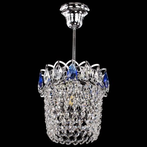 Люстра Астра ажур №1 синяя в Самаре Гусь Хрустальный