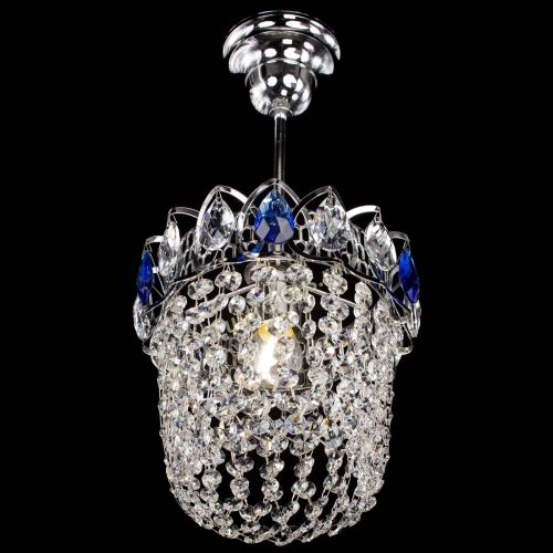 Люстра Астра ажур №1 синяя в Самаре Гусь Хрустальный