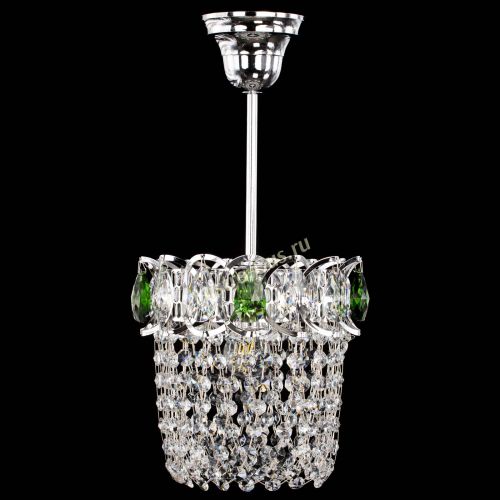 Люстра Астра ажур №1 зеленая в Самаре Гусь Хрустальный